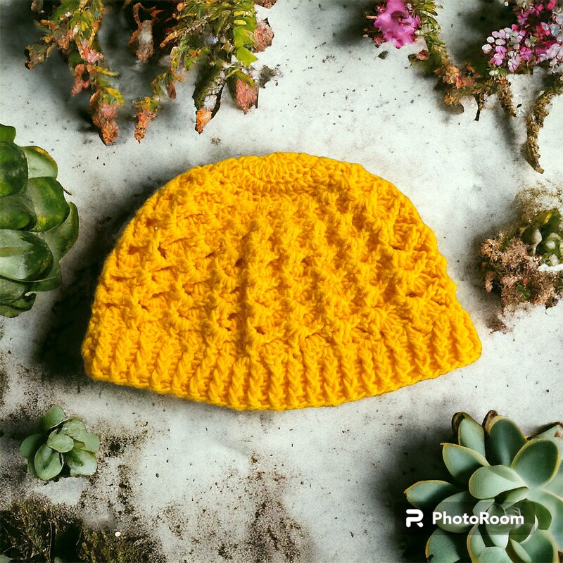 Yellow 2024 winter hat